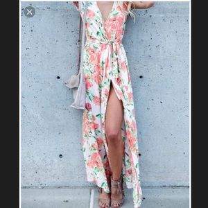 Vici Dolls Adley Floral Wrap Dress